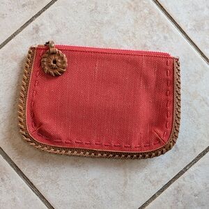 Jack Rogers Red and Brown Women's Clutch